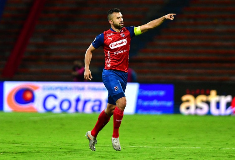 Andrés Cadavid, Deportivo Independiente Medellín, DIM, Jaguares de Córdoba, Liga BetPlay 2021-I, Deportivo Independiente Medellín 1-0 Jaguares de Córdoba