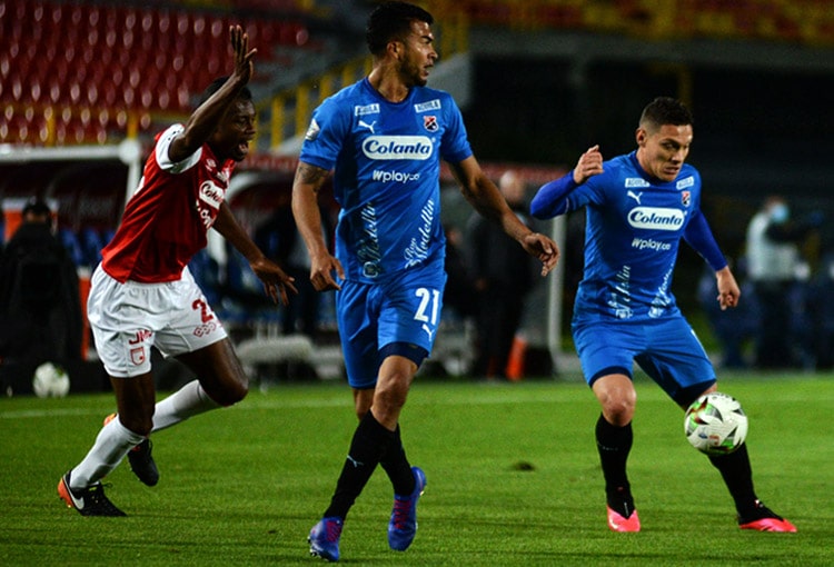 Deportivo Independiente Medellín, DIM, Liga BetPlay 2021-I, Independiente Santa Fe, Independiente Santa Fe 0-0 DIM