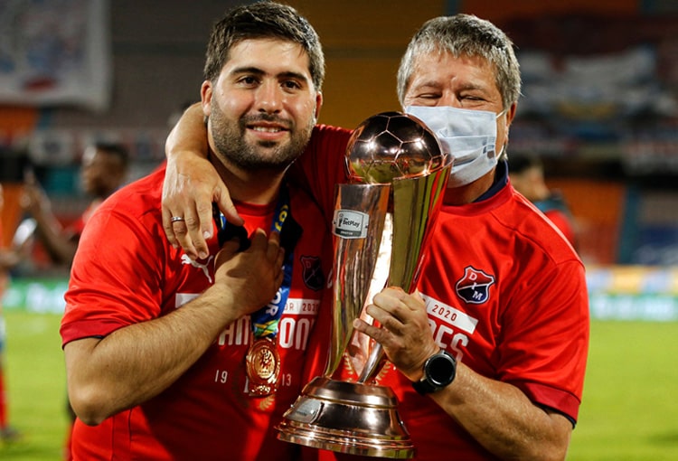 Hernán Darío Gómez, Bolillo Gómez, Deportivo Independiente Medellín, DIM, bicampeón, René Higuita, Deportes Tolima, Copa BetPlay 2020, Copa Colombia 2020