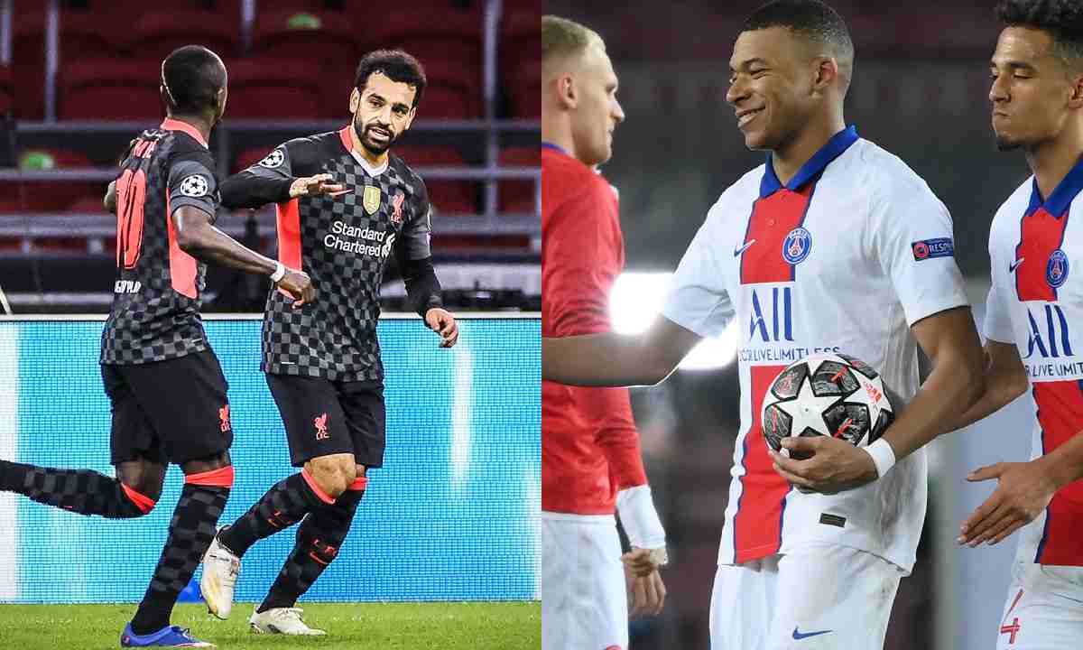 Liverpool y PSG sacaron ventaja como visitantes en la Champions
