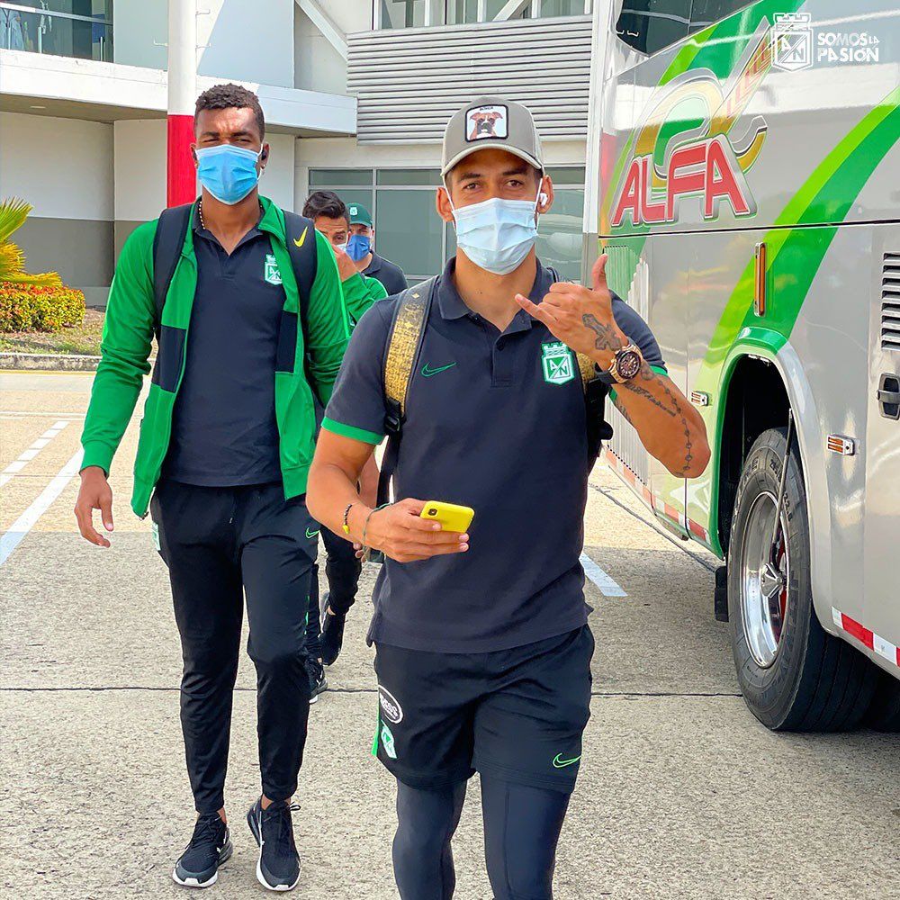 Con sorpresa a bordo viajó Atlético Nacional a Bucaramanga