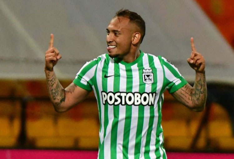 Goles y asistencias de Jarlan Barrera en Atlético Nacional