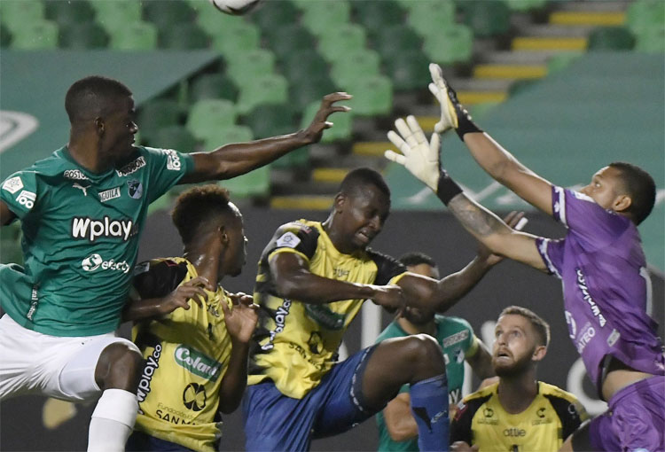 La explicación de Juan Serrano. ¿Qué le pasó en esa jugada ante Deportivo Cali?