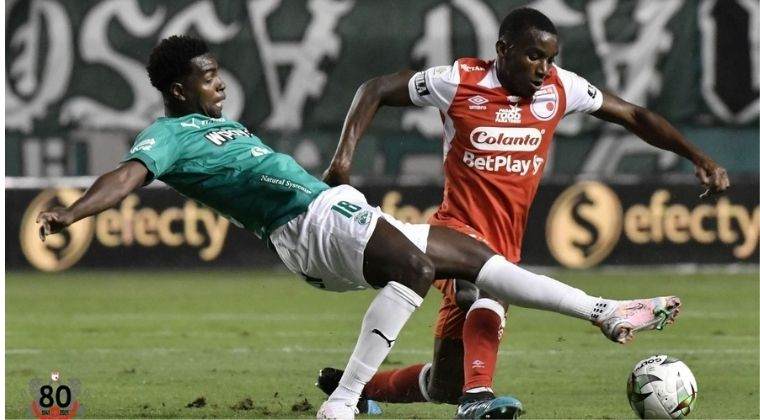 El VAR protagonizó el empate entre Deportivo Cali vs. Santa Fe por Liga BetPlay