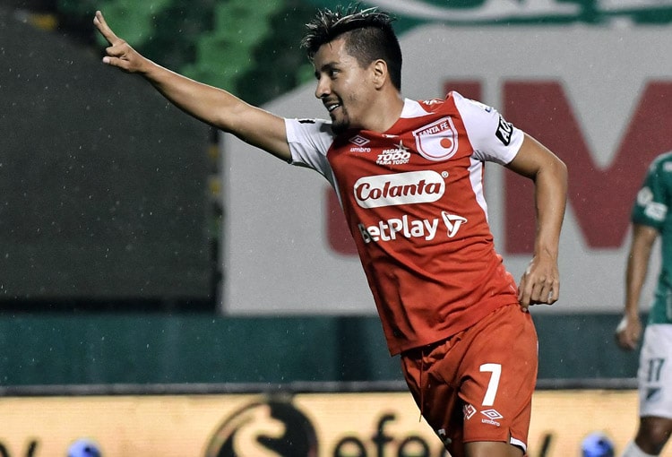 Formación de Santa Fe ante Tolima en la Liga BetPlay 2021-I