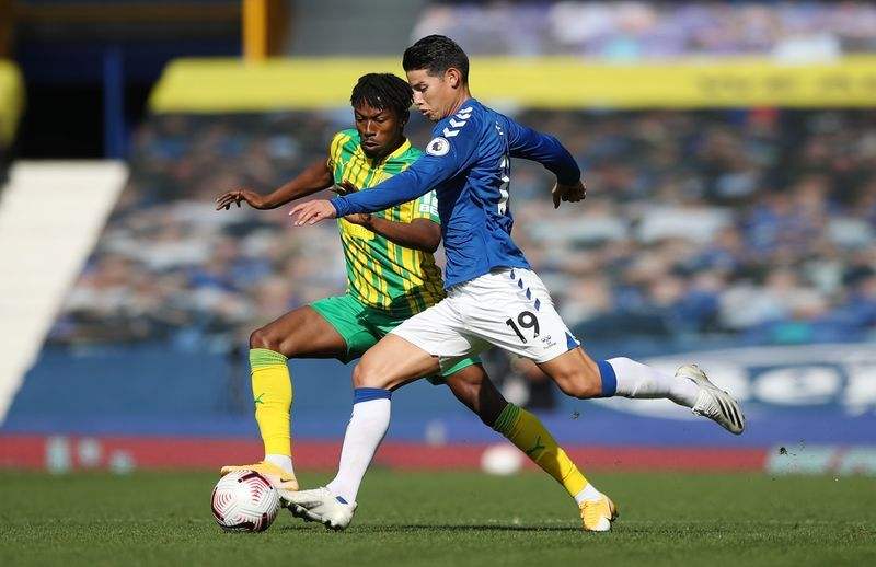 Otra vez sin James Rodríguez: formación titular de Everton vs. West Bromwich