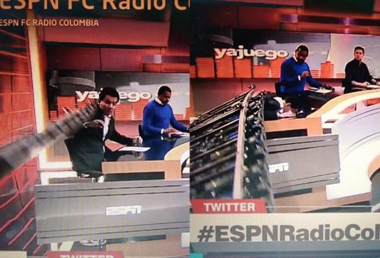 Iván Valenciano, Carlos Orduz y un parte de tranquilidad tras el accidente en ESPN