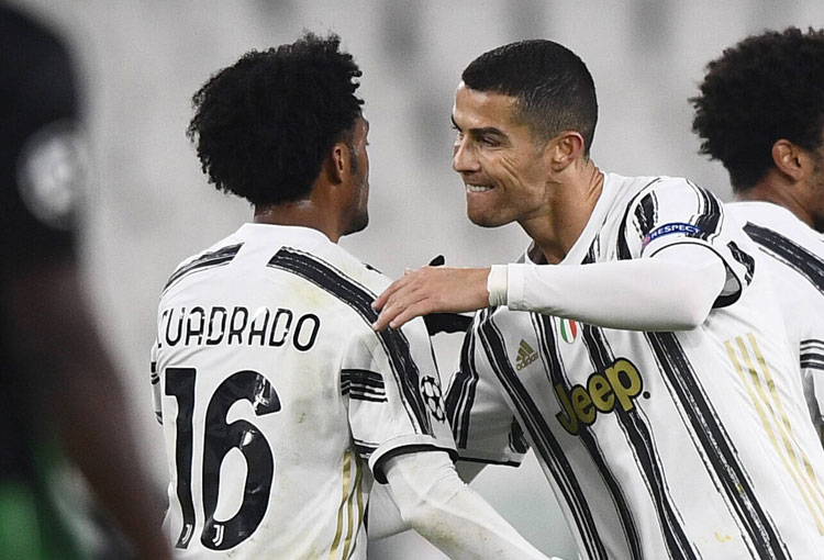 ¿Cuántos goles ha hecho Cristiano Ronaldo con asistencias de Juan Cuadrado?