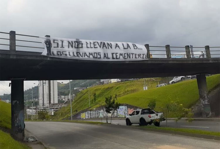 ¡Amenazas en Once Caldas! Y comparendos por las protestas