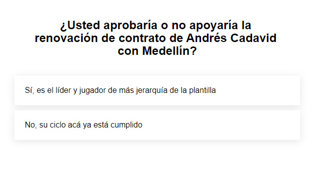 DIM: ¿Renovación de contrato a Andrés Cadavid o cambio de capitán en 2021-II?