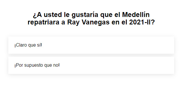 Hinchas del DIM: ¿Ray Vanegas sí o Ray Vanegas no?