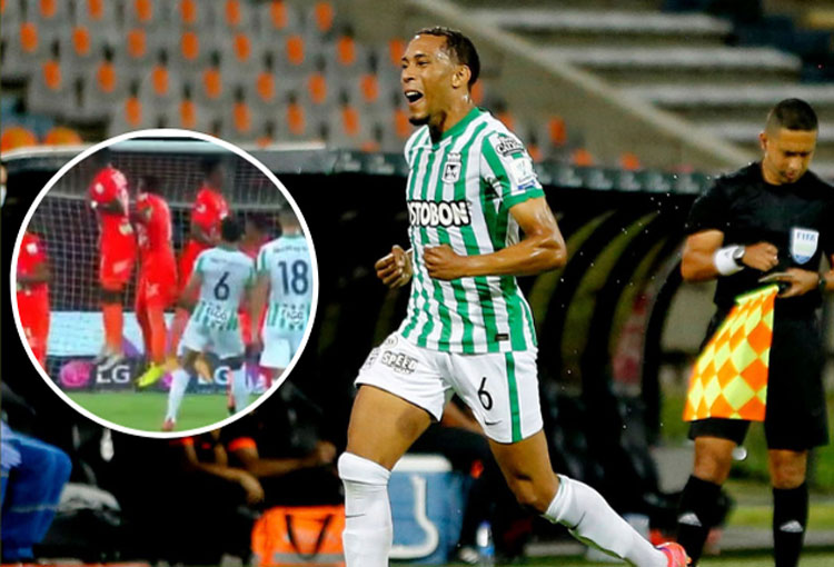 Michael Chacón y los recientes goles de tiro libre en Atlético Nacional