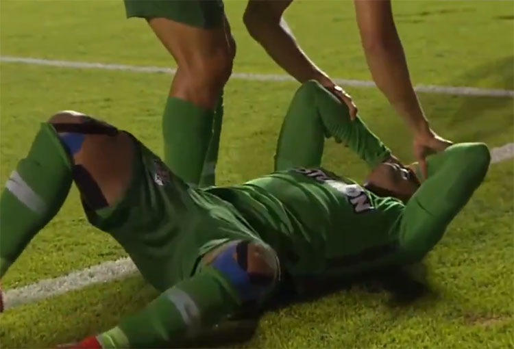 Jarlan Barrera, golpe y gol para Atlético Nacional en Uruguay