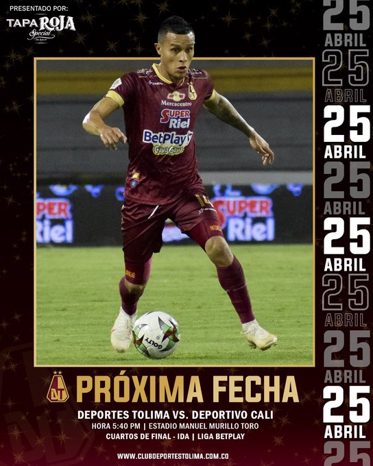 Ver En Vivo Tolima Vs Cali Por Los Cuartos De Final De La Liga Betplay