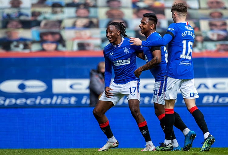 Alfredo Morelos anotó otro gol para Rangers FC en la ...