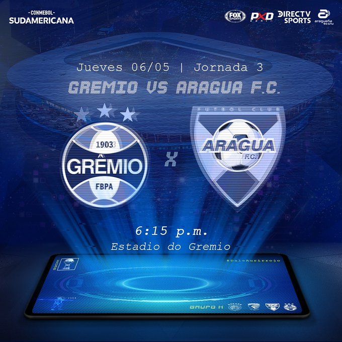 Ver En Vivo Gremio Vs Aragua Por La Copa Conmebol Sudamericana