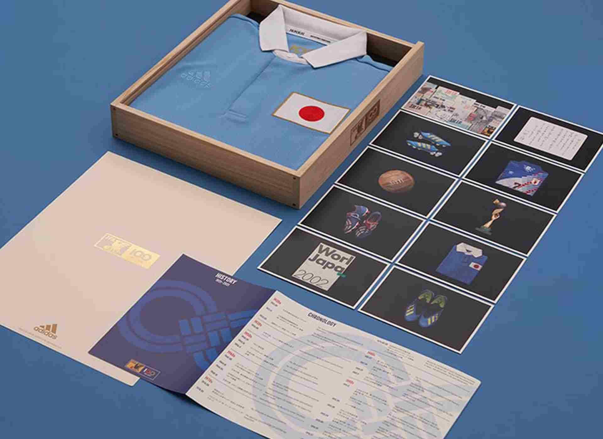 Grapa músculo Célula somatica Camiseta adidas, edición limitada centenario Japón - Futbolete