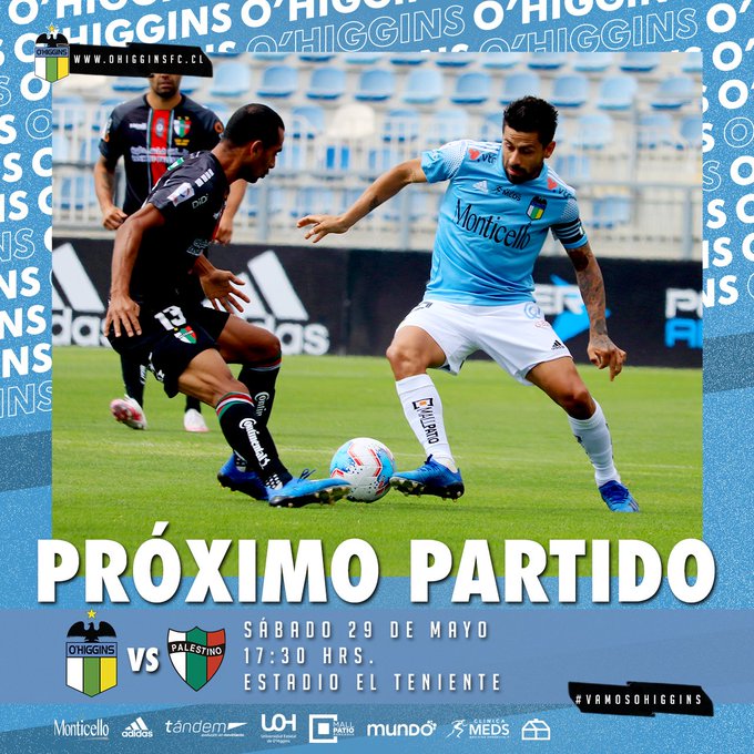 Ver en vivo O'Higgins vs Palestino por la fecha 9 de la ...