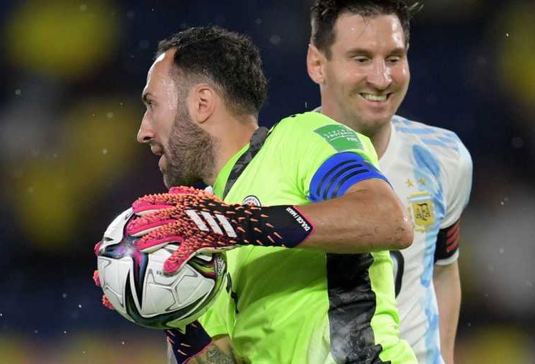 All the duels between David Ospina and Lionel Messi.  Who won?